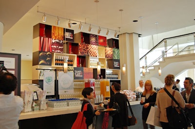 Now in its fourth year, the Bon Appétit Café took over the plaza-level lobby of Avery Fisher Hall, setting up its cafeteria-style food stands in a space that normally houses a restaurant.