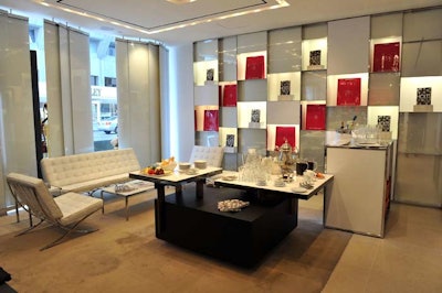 The Variety Studio included a champagne lounge and a gifting suite with items from Diesel's Black Gold collection, a BlackBerry support desk where visiting talent could pick up a new charger or battery for their phone, and refreshments from Tetrapak.