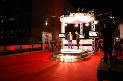 For the second consecutive year, Global's ET Canada partnered with the Liberty Entertainment Group to host four gala parties at Festival Central, on the rooftop of a Yorkville parking lot.