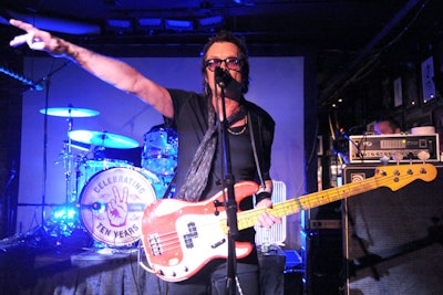 Billy Gibbons and Dusty Hill of ZZ Top, Perry Farrell, Alice Cooper, and former Black Sabbath lead vocalist Glenn Hughes (pictured) were among the live acts who performed at the John Varvatos Bowery boutique for the designer's 10th anniversary bash, dubbed 'Prohibition Is Over.'