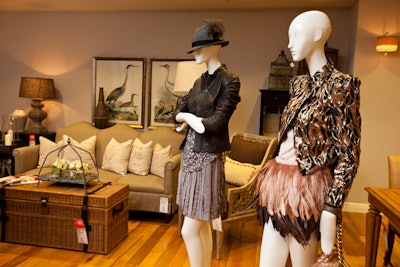 Saks Fifth Avenue Palm Beach Gardens showcased its Best of Fall collection on mannequins in six vignettes.