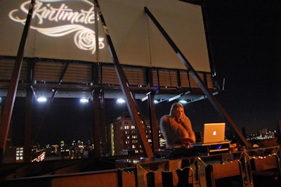 Following the screening, guests headed up to the rooftop of Skylight West, where the organizers provided more food, drinks, musical entertainment, and activities.