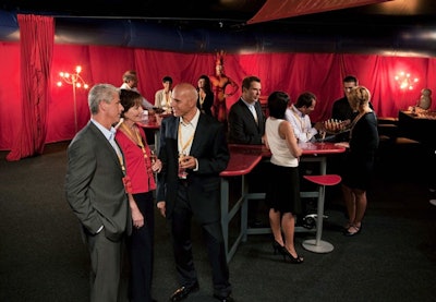 The Tapis Rouge suite can accommodate groups of eight to 240 in a variety of configurations.