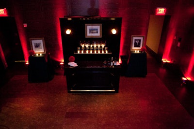 HBO turned One Atlantic's study into a dimly lit speakeasy space and offered cigar rolling, as well as whiskey tasting hosted by sponsor Canadian Club.