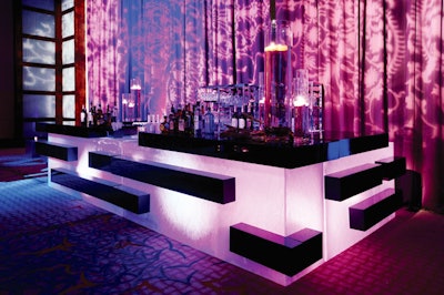 Metropolitan modular bar, pricing varies, available in Florida from Nuage Designs