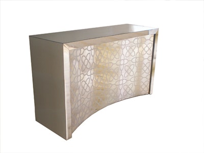 Echo mirror bar, $500, available across the U.S. and Canada from PBD Events