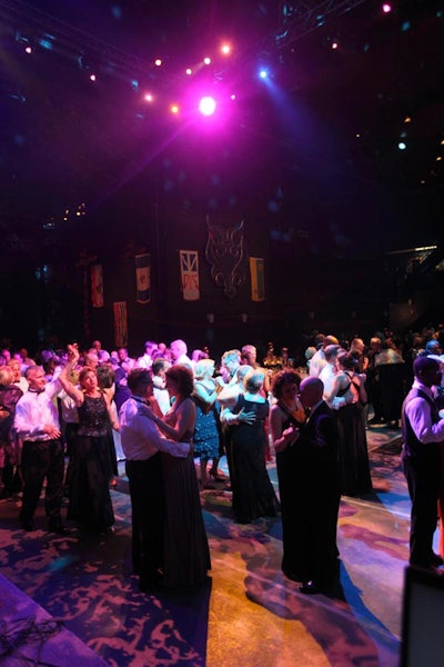 Despite the high temperatures, most of the 750 attendees made their way to the spacious dance floor at some point during the dancing portion of the ball.
