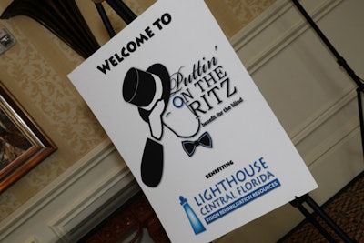 This is the fourth year that Lighthouse Central Florida has used the 'Puttin' On the Ritz' theme for its gala.