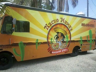 Though based in Key West, Nacho Mama's Mexican Grill truck will travel to South Florida for no additional fee.