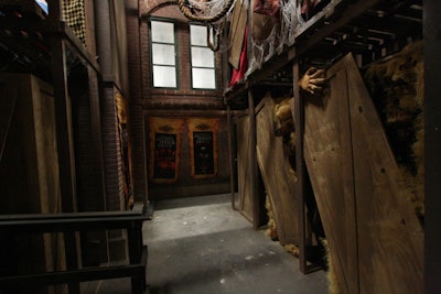 There are eight haunted houses throughout the theme park for Halloween Horror Nights.