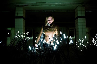 Daan Roosegaarde's 'Dune' transformed the Lower Bay Station with an interactive new media exhibit meant to investigate nature in relation to urban space.