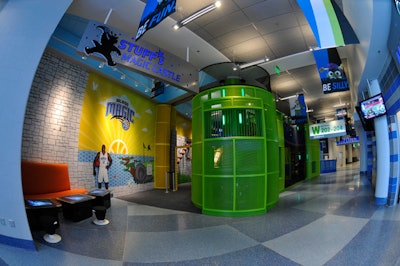 Children's play area Stuff's Magic Castle is named for the Orlando Magic team mascot.