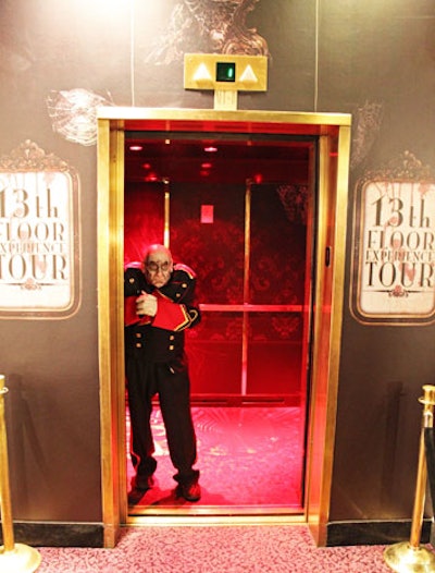 Circus Circus's 13-minute tour for groups of eight goes through 13 unique rooms on the 13th floor.