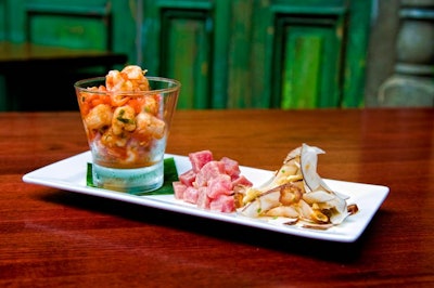 Chef Guillermo Pernot's menu includes a variety of classic and imaginative New Latin-inspired ceviches and entrées.
