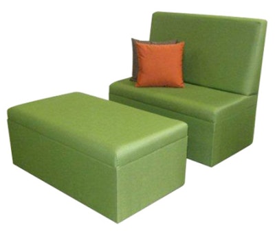 Upholstered furnishings from Designer 8 are Green Guard-certified for indoor air quality.