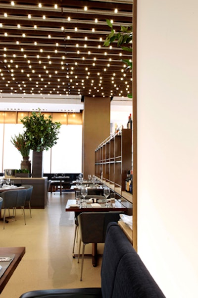 In addition to a 174-seat dining room and a 44-seat patio, Riverpark offers a private room, which seats as many as 150.