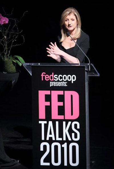 Arianna Huffington served as one of the keynote speakers.