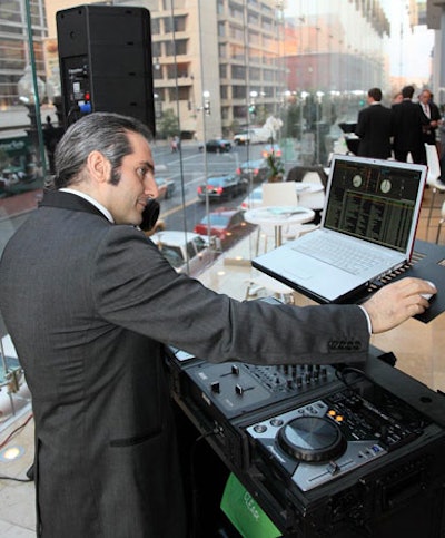 DJ Donald Syriani provided background music throughout the conference and also for the anniversary reception.