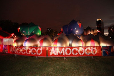 In Chicago, Redmoon Theater's Labor Day weekend festival featured British company Architects of Air's 'Luminarium' sculpture. The cocoonlike, dimly lit structure contained a glowing maze that people walked through.