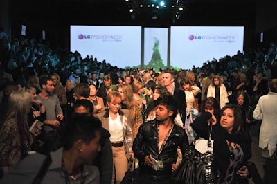 Monarch Events Group is handling the runway production for the 23rd season of LG Fashion Week, which includes 30 runway shows with fashions from more than 60 designers. More than 30,000 people are expected to attend the event.