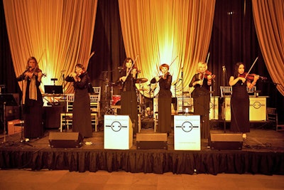 City Lights Orchestra played nostalgic tunes such as 'On the Street Where You Live.'