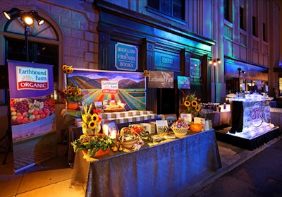 Fill-your-own-gift-bag stations at the after-party included environmentally conscious products.