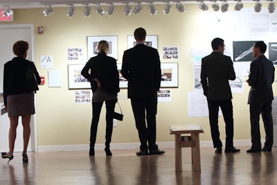 Guests were encouraged to explore the new venue, which features work from a myriad of local and national artists.