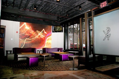 Several lounge areas are scattered through the cavernous, multiroom restaurant and bar.