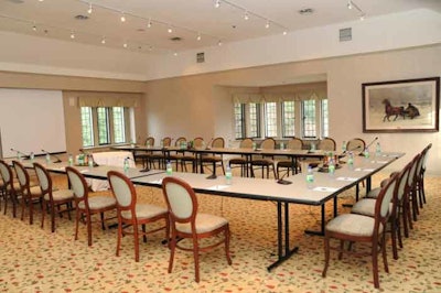 The Academy of Medicine is one of six meeting rooms within the Vaughan Estate. The space can accommodate as many as 110.