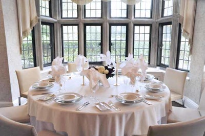 The main ballroom at the Vaughan Estate holds as many as 200 for receptions and 150 for seated dinners.