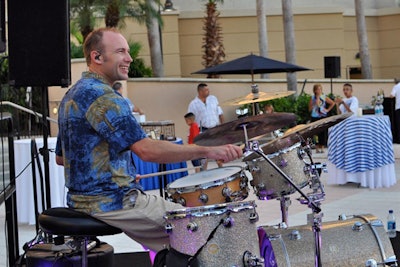 Slice of Lime, the Gaylord Palms' in-house band, played throughout the evening.
