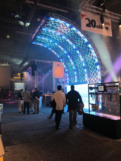 Lighting and projection converged in an array of products and offerings on the show floor.