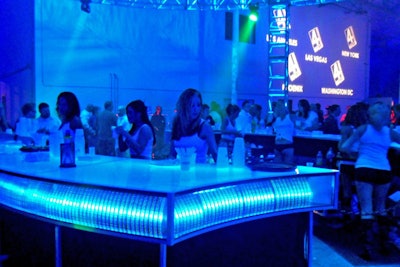 About 1,500 guests came out to 4Wall's industry warehouse party during LDI weekend.