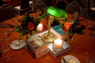 Rhona Frazin, president and C.E.O. of the Chicago Public Library Foundation, said the planning team aimed to 'bring the library into the space that we were in.' At the end of the evening, guests could take home the Toni Morrison books that topped each table.