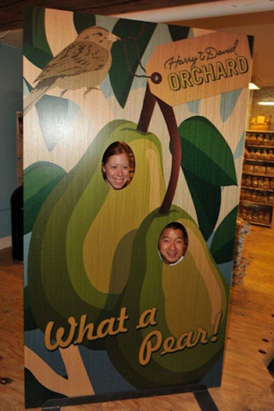 As a way to engage visitors, the pop-ups also include a photo op booth designed with images of the brand's central icon, the Royal Riviera pear. The keepsake photos can be printed on site or sent to customers digitally.