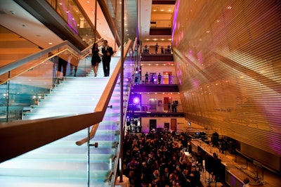 More than 1,100 guests attended the event, held over three floors of the Four Seasons Centre.