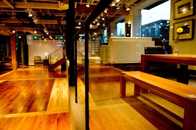 LoftRaum @UrbanAmish, a new event venue in Corktown, doubles as the showroom for UrbanAmish Interiors.