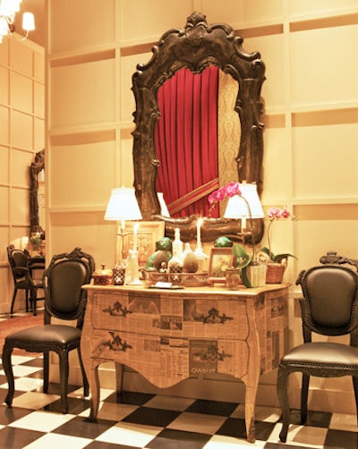 Decor and design go for a bohemian look and feel.