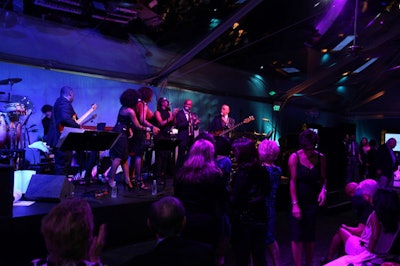 Cedars-Sinai Medical Center honored more than 250 guests at its closing gala for the Discovering for Life campaign, where Rickey Minor and the Tonight Show Band performed.