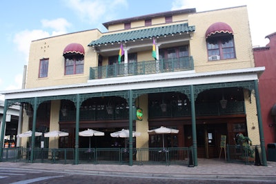 Mojo Cajun Bar and Grill is in a building at the corner of Church and Garland streets built in the 1920s as a hotel.