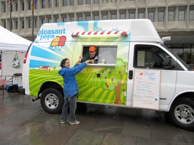 After selling gourmet ice pops at farmers markets around Washington, Pleasant Pops now has a new truck, Big Poppa, which is taking to the streets and is available for events and meetings.
