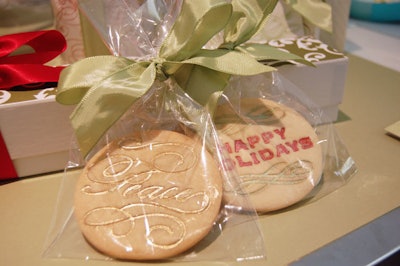 Bobbette & Belle offers sweet treats at its new Leslieville shop, including letterpress hand-painted shortbread cookies, wrapped with ribbon and priced at $4.50 each.