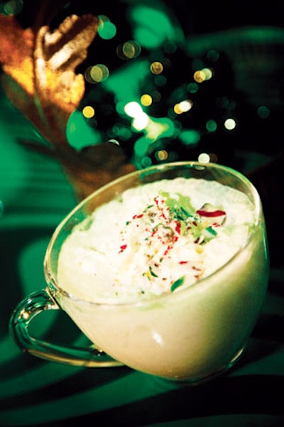 Capital C's event also had seasonal cocktails like Santa's Beard (white chocolate liqueur, half and half, a hint of peppermint, and crushed candy canes).