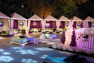For the second year, the W Hotel Los Angeles—Westwood brings the Chill rink to its pool area.