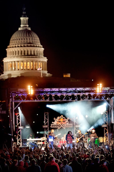 The concert location on Pennsylvania Avenue provided a scenic backdrop for both attendees and the musicians.
