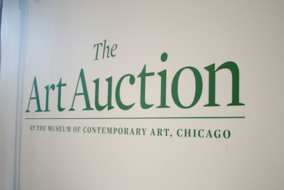 The auction took place at the museum for the first time.