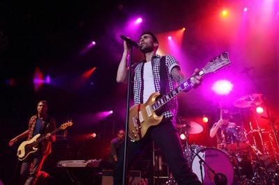 Maroon 5 was the band for the San Francisco concert, which brought hundreds to West Coast music venue the Fillmore.