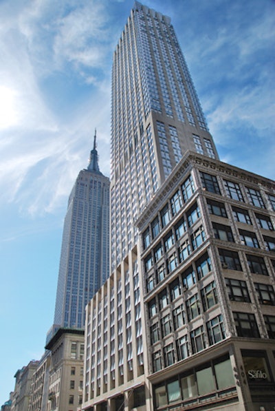 The Setai sits on a relatively quiet stretch of Fifth Avenue, just two blocks north of the Empire State Building.
