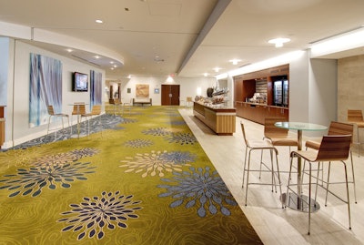 The Executive Meeting Center has 11,000 square feet of prefunction space.