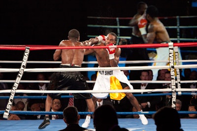 The main event at Fight Night is the boxing matches. There were four bouts this year.